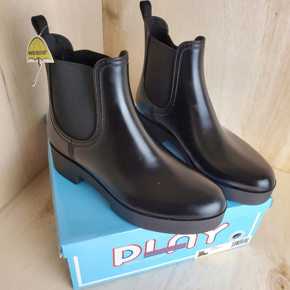 Jeffrey Campbell Rain Boots Sz 10